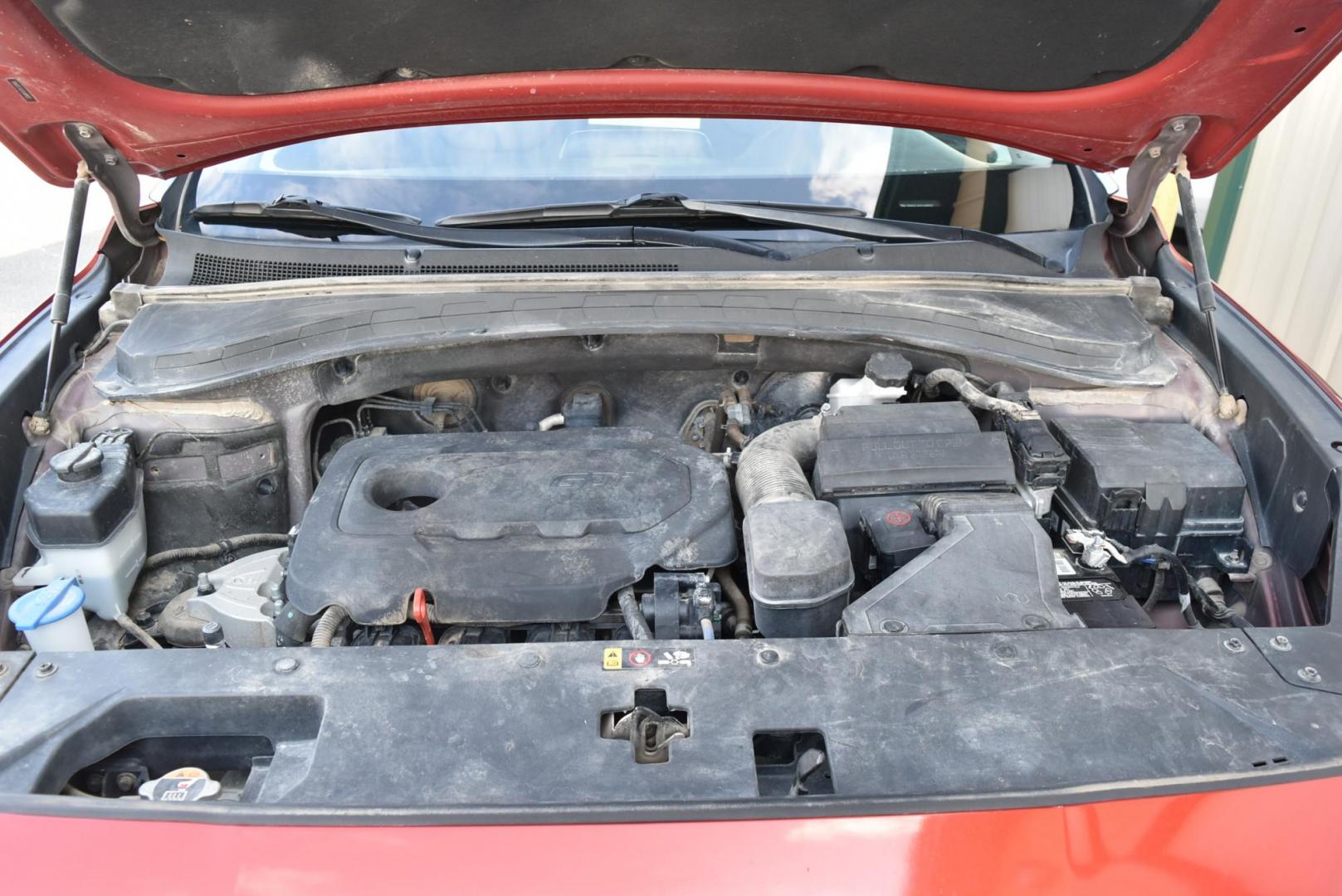 2020 Orange /Black Hyundai Santa Fe SE (5NMS2CAD7LH) with an 2.4L L4 DOHC 16V engine, 8-Speed Automatic w/ Overdrive transmission, located at 1600 E Hwy 44, Rapid City, SD, 57703, (605) 716-7878, 44.070232, -103.171410 - Photo#27