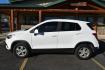 2017 White /Black Chevrolet Trax LS (3GNCJNSB5HL) with an 1.4L 4 Cyl Ecotec Turbo Variable Valve Timing DOHC Sequential MFI engine, 6-Speed Automatic transmission, located at 1600 E Hwy 44, Rapid City, SD, 57703, (605) 716-7878, 44.070232, -103.171410 - Photo#4