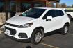 2017 White /Black Chevrolet Trax LS (3GNCJNSB5HL) with an 1.4L 4 Cyl Ecotec Turbo Variable Valve Timing DOHC Sequential MFI engine, 6-Speed Automatic transmission, located at 1600 E Hwy 44, Rapid City, SD, 57703, (605) 716-7878, 44.070232, -103.171410 - Photo#3