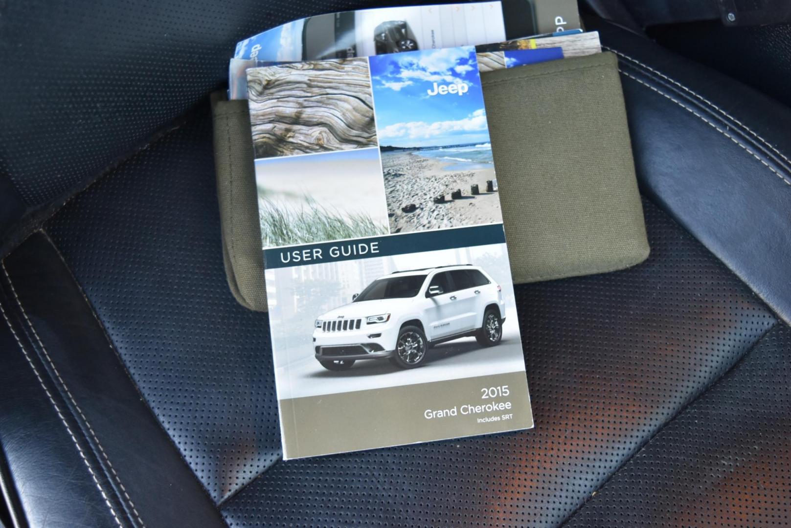 2015 White /Black Jeep Grand Cherokee Overland (1C4RJFCG8FC) with an 3.6L V6 DOHC 24V engine, 8-Speed Automatic transmission, located at 1600 E Hwy 44, Rapid City, SD, 57703, (605) 716-7878, 44.070232, -103.171410 - Photo#35