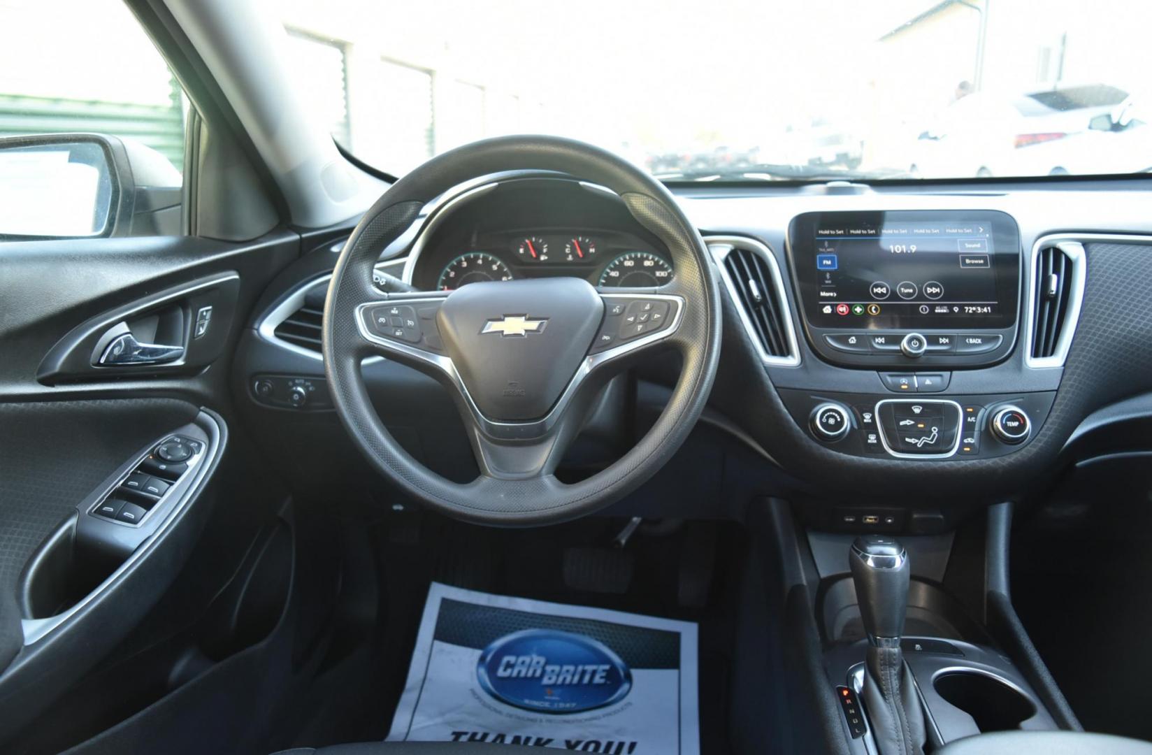 2020 White /Black Chevrolet Malibu 1FL (1G1ZC5ST8LF) with an 1.5L L4 DOHC 16V engine, 6-Speed Automatic transmission, located at 1600 E Hwy 44, Rapid City, SD, 57703, (605) 716-7878, 44.070232, -103.171410 - Photo#12