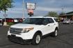 2015 White /TAN Ford Explorer Base (1FM5K8B89FG) with an 3.5L V6 DOHC 24V engine, 6-Speed Automatic transmission, located at 1600 E Hwy 44, Rapid City, SD, 57703, (605) 716-7878, 44.070232, -103.171410 - Photo#0