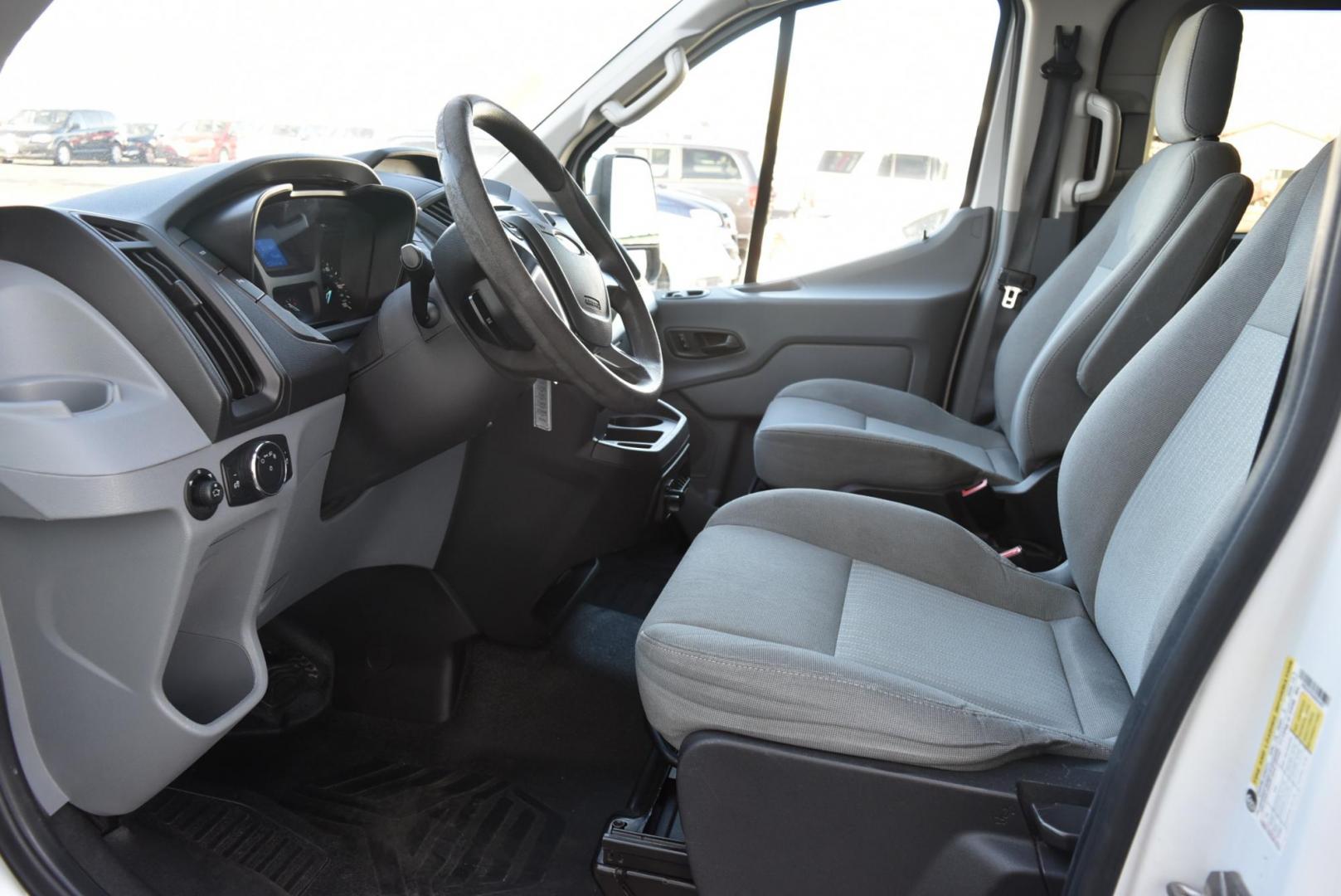 2016 White /Dark Gray Ford Transit 350 Wagon Low Roof XLT w/Sliding Pass. 148-in. WB (1FBZX2YG2GK) with an 3.5L ECOBOOST V6 engine, 6-Speed Automatic w/OD & Selectshift transmission, located at 1600 E Hwy 44, Rapid City, SD, 57703, (605) 716-7878, 44.070232, -103.171410 - Photo#9
