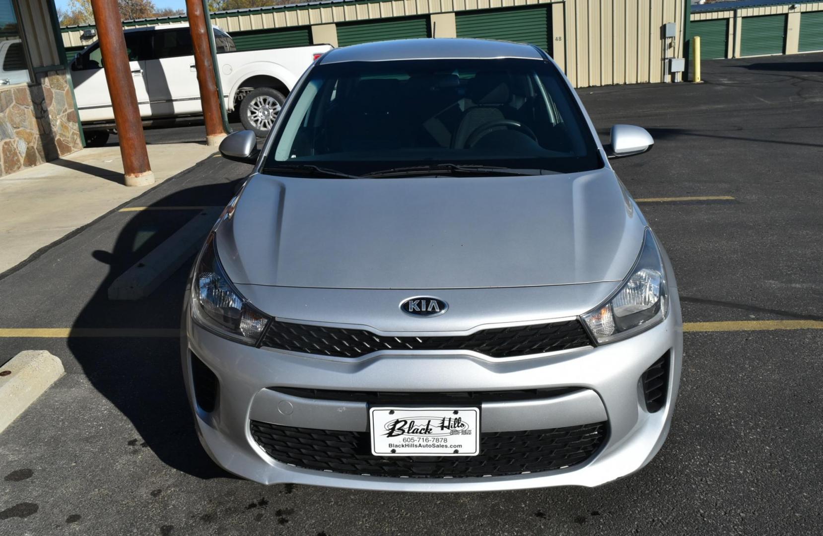 2019 Silver /Black Kia Rio LX (3KPA24AB2KE) with an 1.6L L4 DOHC 16V engine, 6-Speed Automatic W/O OD transmission, located at 1600 E Hwy 44, Rapid City, SD, 57703, (605) 716-7878, 44.070232, -103.171410 - Photo#2