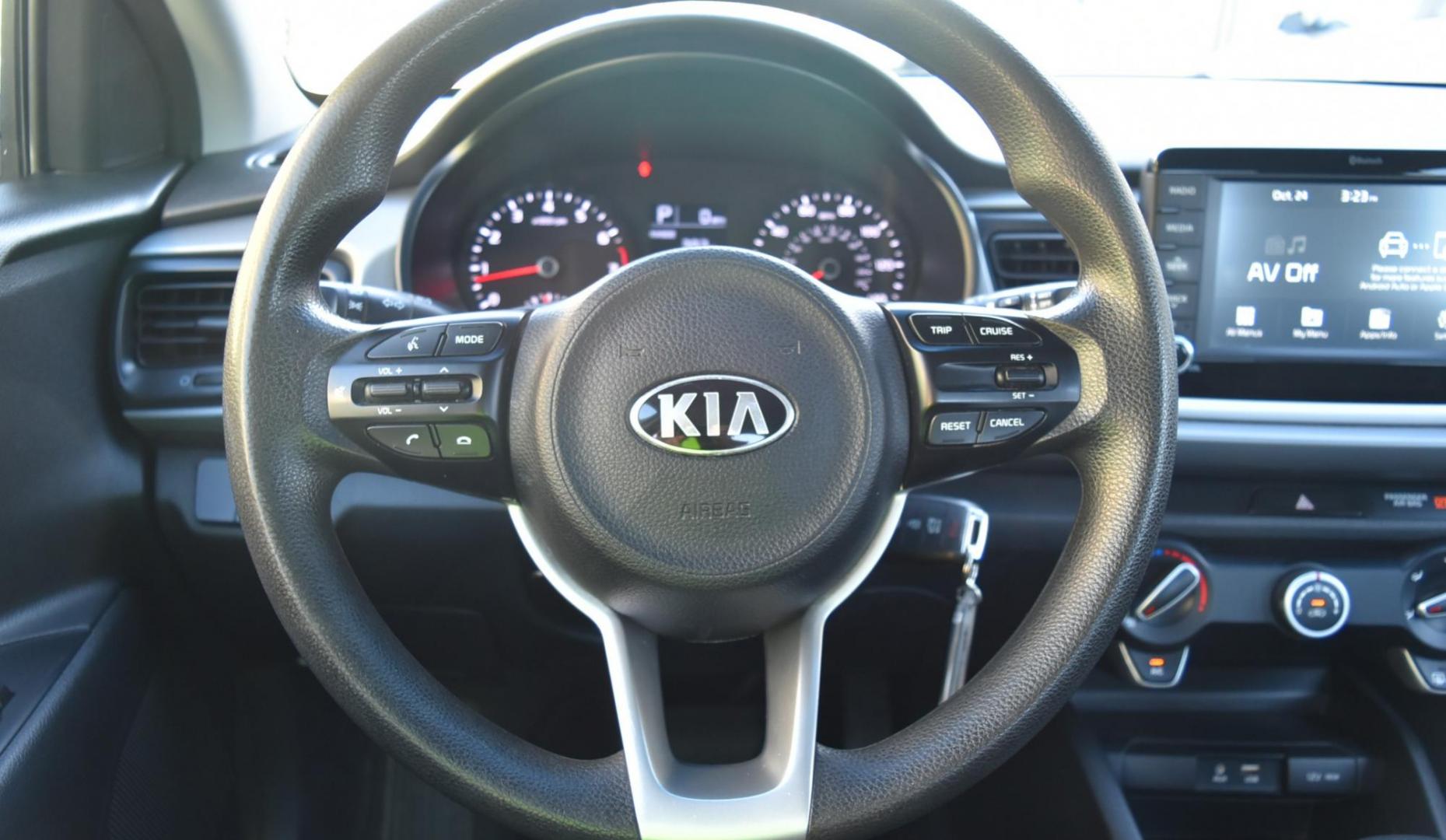 2019 Silver /Black Kia Rio LX (3KPA24AB2KE) with an 1.6L L4 DOHC 16V engine, 6-Speed Automatic W/O OD transmission, located at 1600 E Hwy 44, Rapid City, SD, 57703, (605) 716-7878, 44.070232, -103.171410 - Photo#15