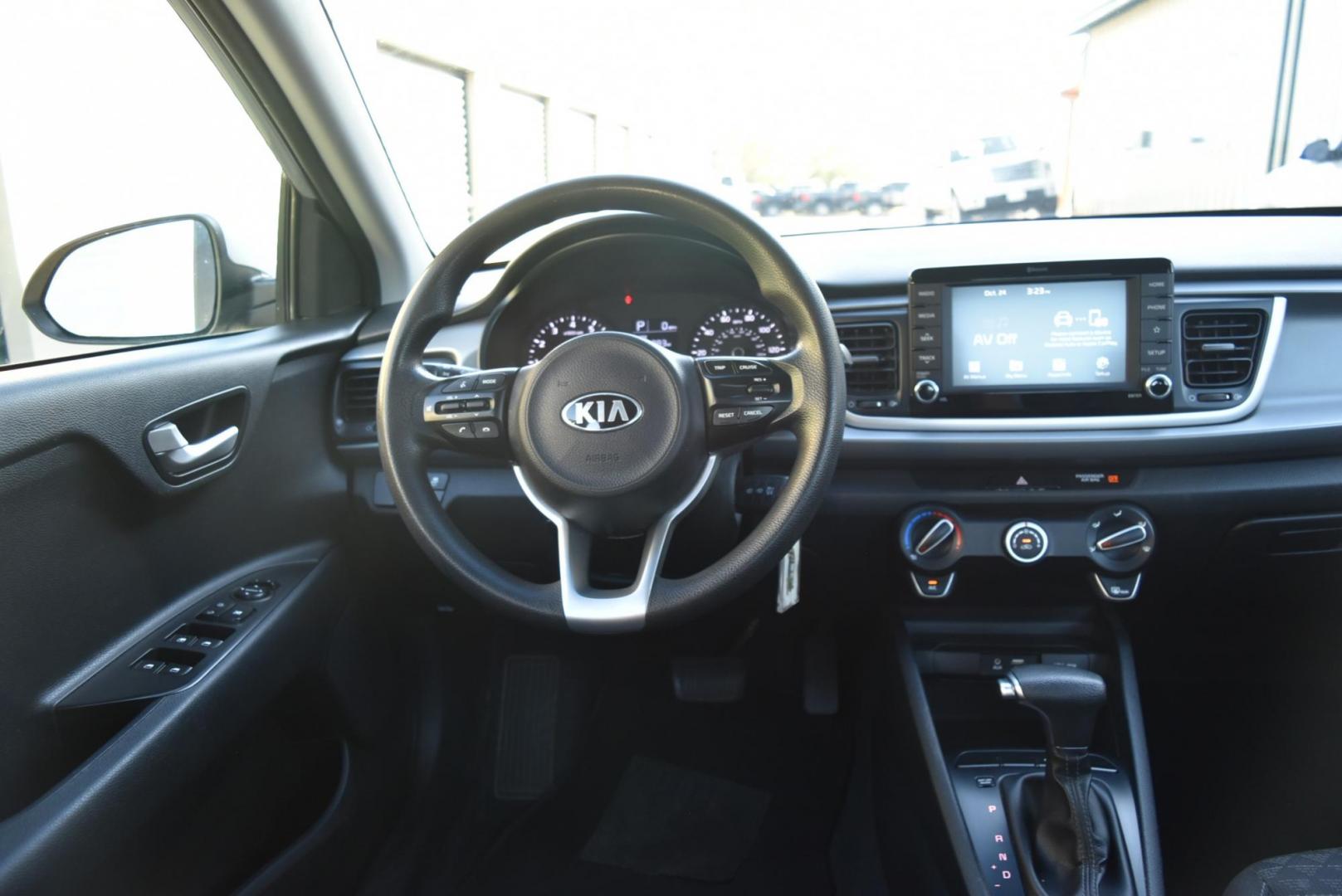 2019 Silver /Black Kia Rio LX (3KPA24AB2KE) with an 1.6L L4 DOHC 16V engine, 6-Speed Automatic W/O OD transmission, located at 1600 E Hwy 44, Rapid City, SD, 57703, (605) 716-7878, 44.070232, -103.171410 - Photo#13