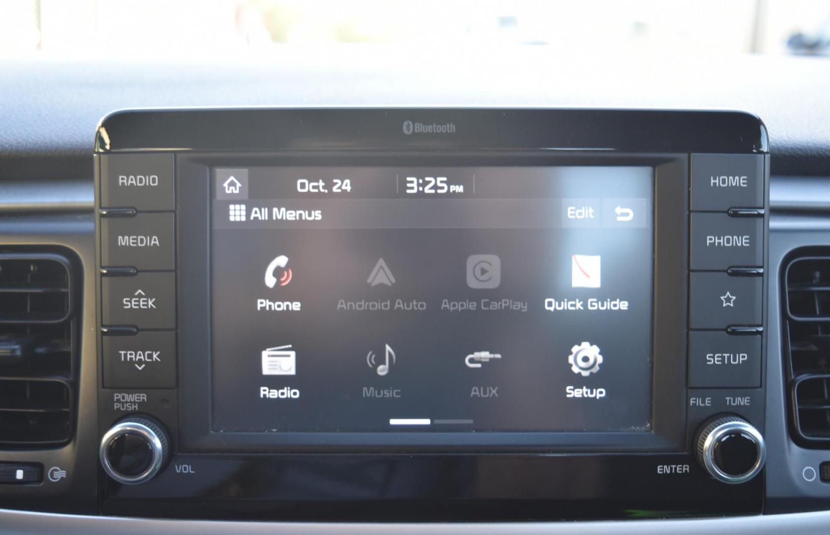 2019 Silver /Black Kia Rio LX (3KPA24AB2KE) with an 1.6L L4 DOHC 16V engine, 6-Speed Automatic W/O OD transmission, located at 1600 E Hwy 44, Rapid City, SD, 57703, (605) 716-7878, 44.070232, -103.171410 - Photo#20