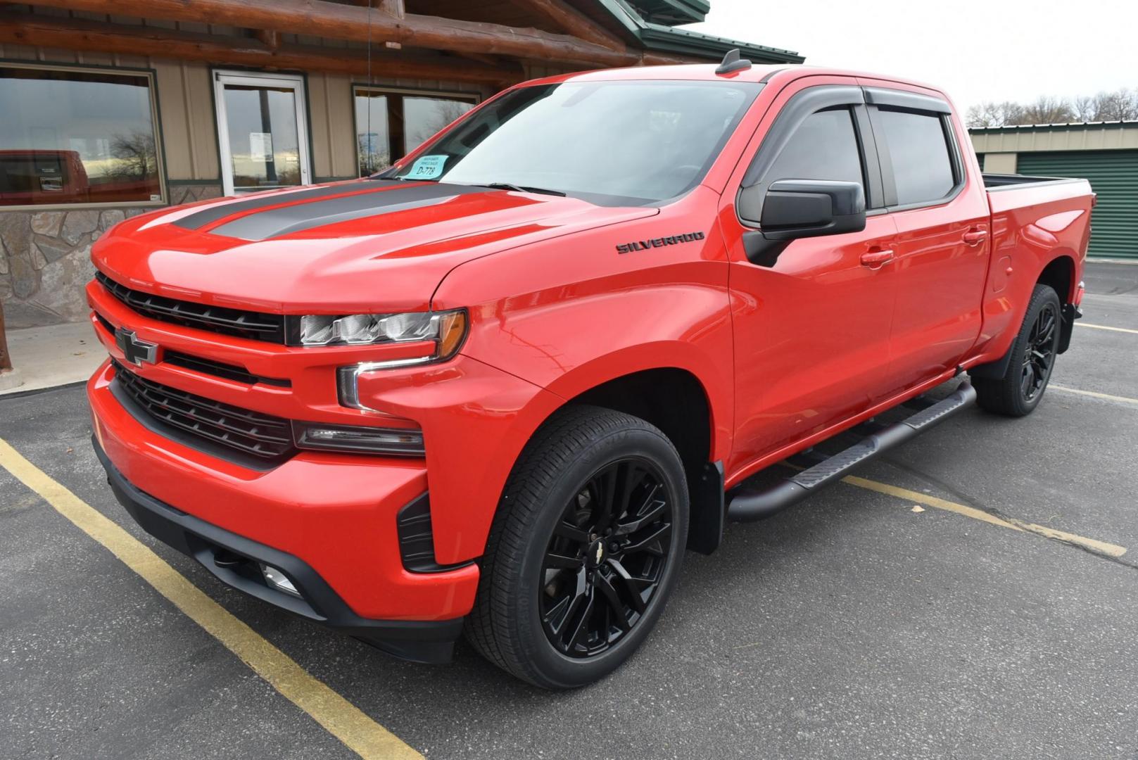 2021 Red /Black Chevrolet Silverado 1500 RST (1GCUYEED9MZ) with an 5.3L ECOTEC3 V8 engine, 8-Speed Automatic transmission, located at 1600 E Hwy 44, Rapid City, SD, 57703, (605) 716-7878, 44.070232, -103.171410 - Photo#3