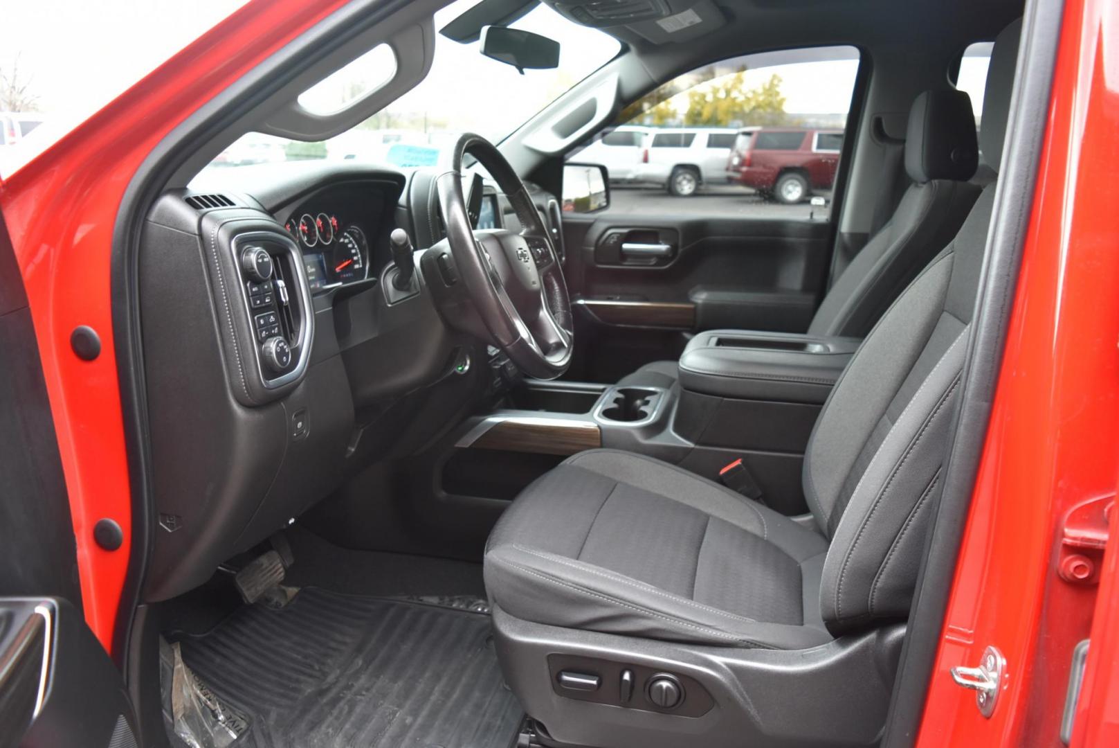 2021 Red /Black Chevrolet Silverado 1500 RST (1GCUYEED9MZ) with an 5.3L ECOTEC3 V8 engine, 8-Speed Automatic transmission, located at 1600 E Hwy 44, Rapid City, SD, 57703, (605) 716-7878, 44.070232, -103.171410 - Photo#9