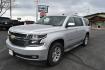 2015 Silver /Gray Chevrolet Suburban LT (1GNSKJKC2FR) with an 5.3L V8 ECOTEC3 WITH Active Fuel Management, Direct Injection and Variable Valve Timing engine, 6-Speed Automatic, Electronically Controlled transmission, located at 1600 E Hwy 44, Rapid City, SD, 57703, (605) 716-7878, 44.070232, -103.171410 - Photo#0