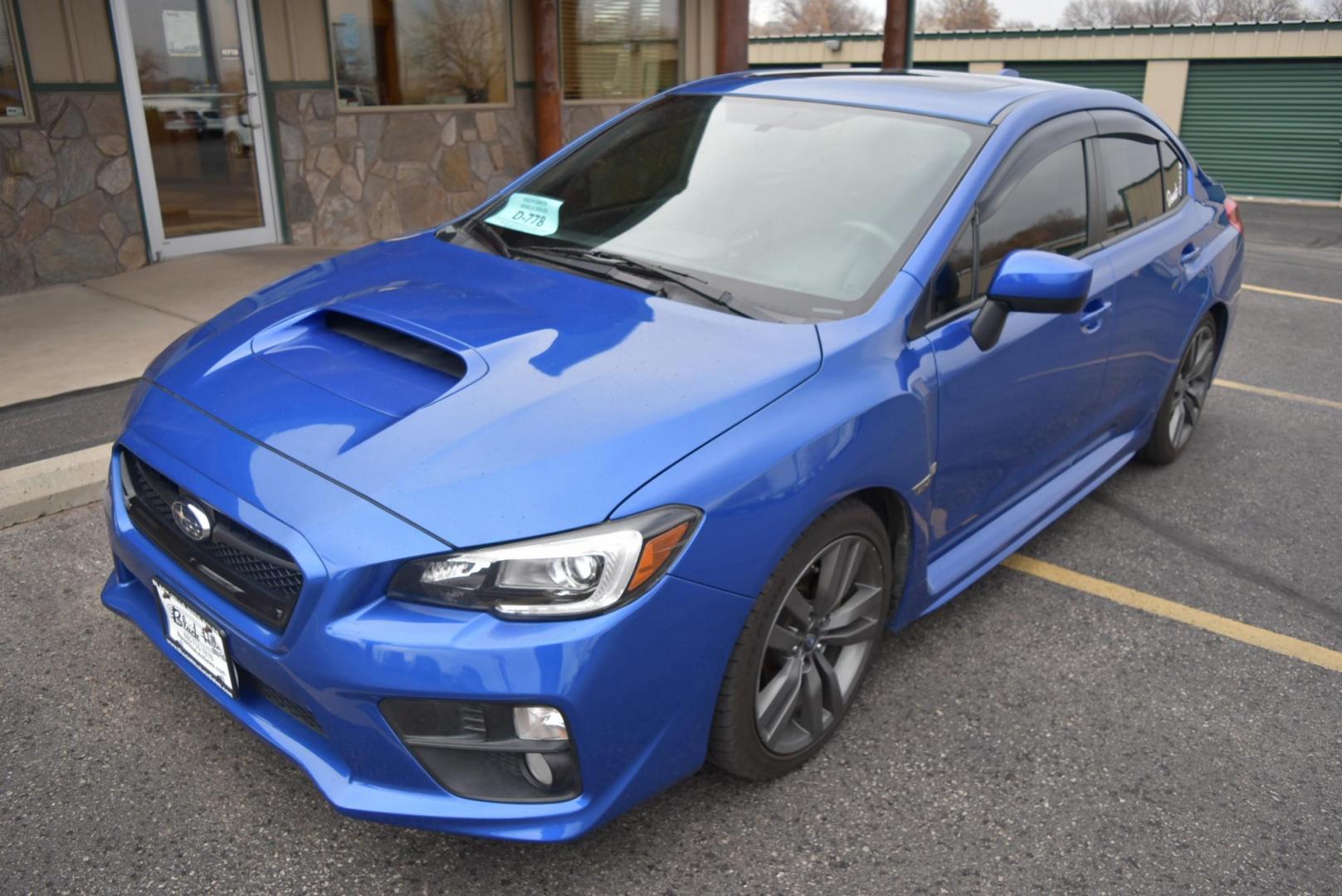 2017 Blue /Black Subaru WRX Limited (JF1VA1J62H9) with an 2.0L H4 Boxer engine, 6-Speed Manual transmission, located at 1600 E Hwy 44, Rapid City, SD, 57703, (605) 716-7878, 44.070232, -103.171410 - Photo#3