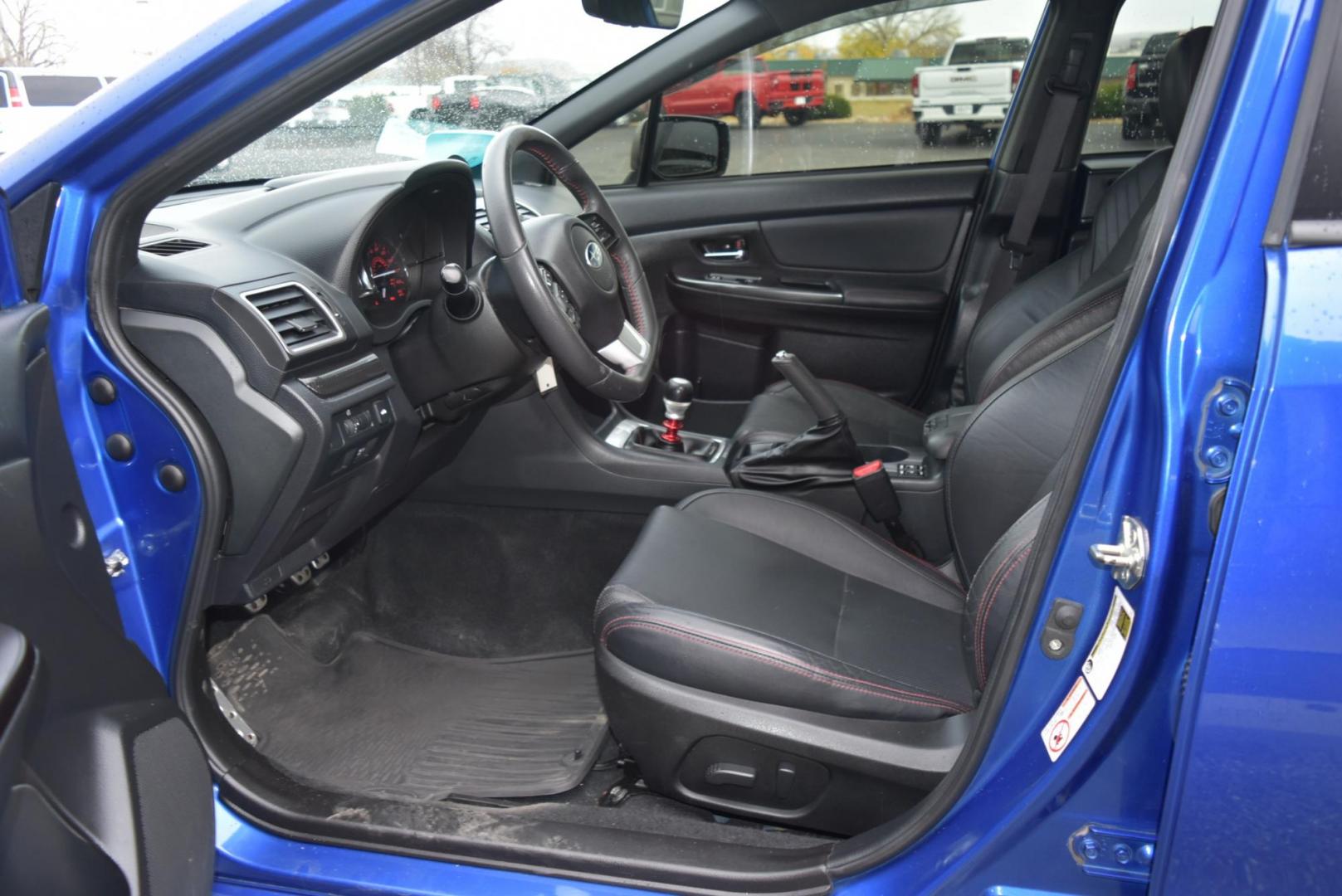 2017 Blue /Black Subaru WRX Limited (JF1VA1J62H9) with an 2.0L H4 Boxer engine, 6-Speed Manual transmission, located at 1600 E Hwy 44, Rapid City, SD, 57703, (605) 716-7878, 44.070232, -103.171410 - Photo#8