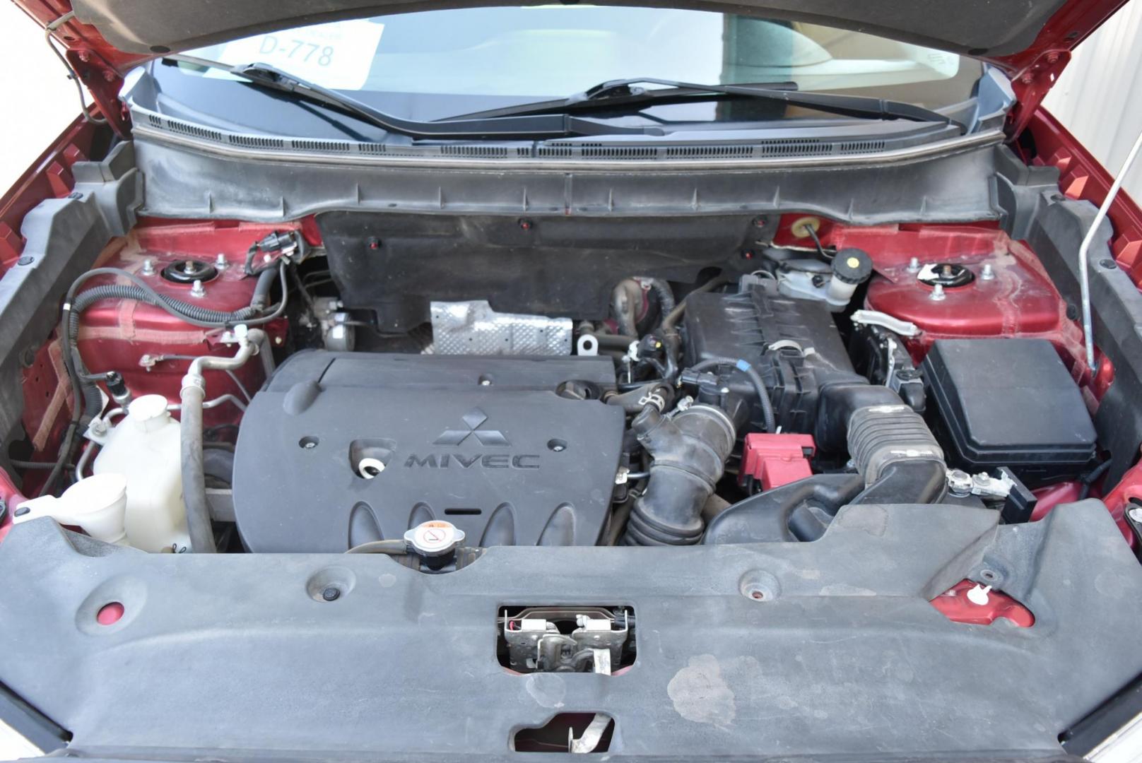 2015 Maroon /Black Mitsubishi Outlander Sport ES (4A4AR3AU8FE) with an 2.0L L4 DOHC 16V engine, 1-Speeed CVT w/OD transmission, located at 1600 E Hwy 44, Rapid City, SD, 57703, (605) 716-7878, 44.070232, -103.171410 - Photo#26