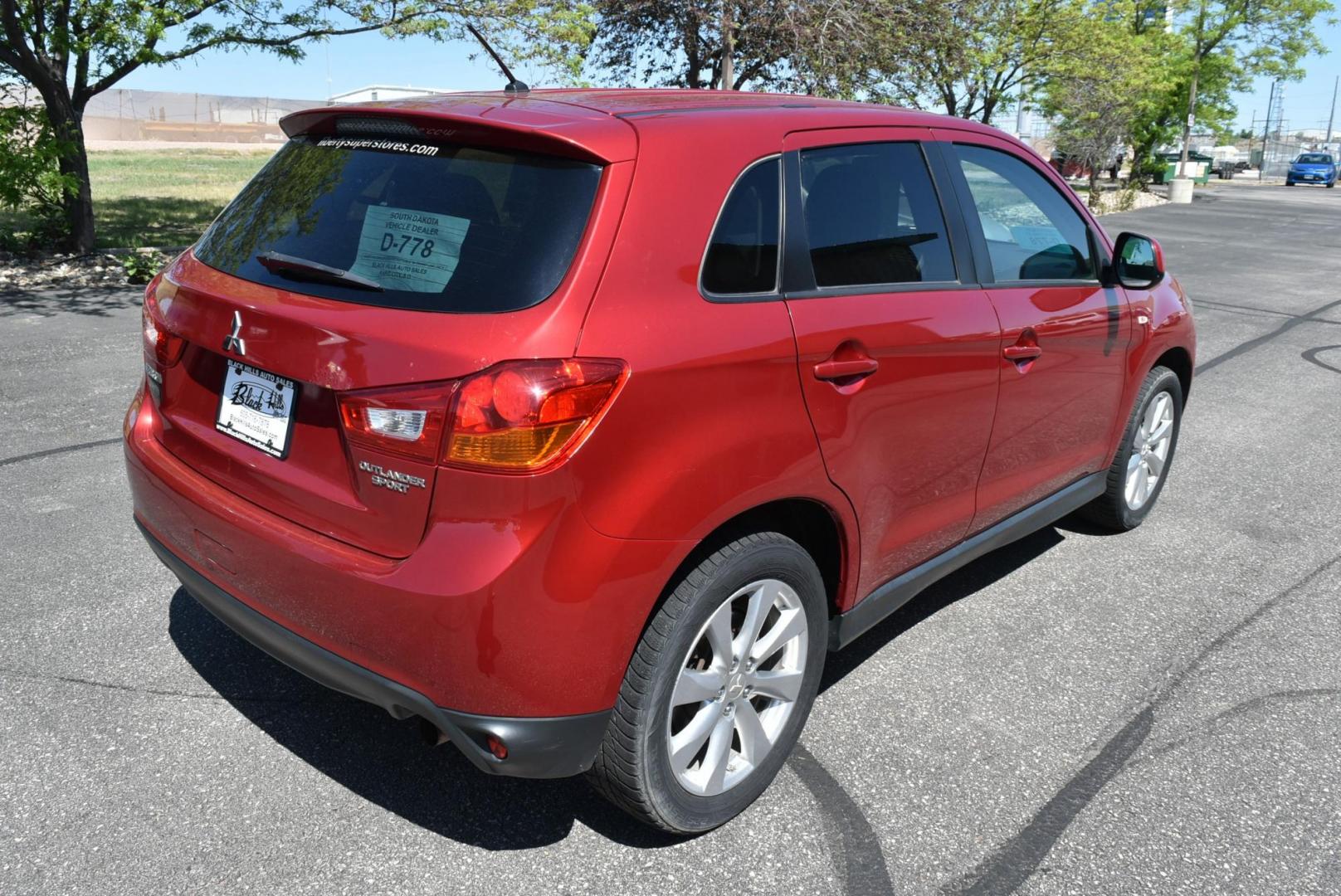 2015 Maroon /Black Mitsubishi Outlander Sport ES (4A4AR3AU8FE) with an 2.0L L4 DOHC 16V engine, 1-Speeed CVT w/OD transmission, located at 1600 E Hwy 44, Rapid City, SD, 57703, (605) 716-7878, 44.070232, -103.171410 - Photo#5