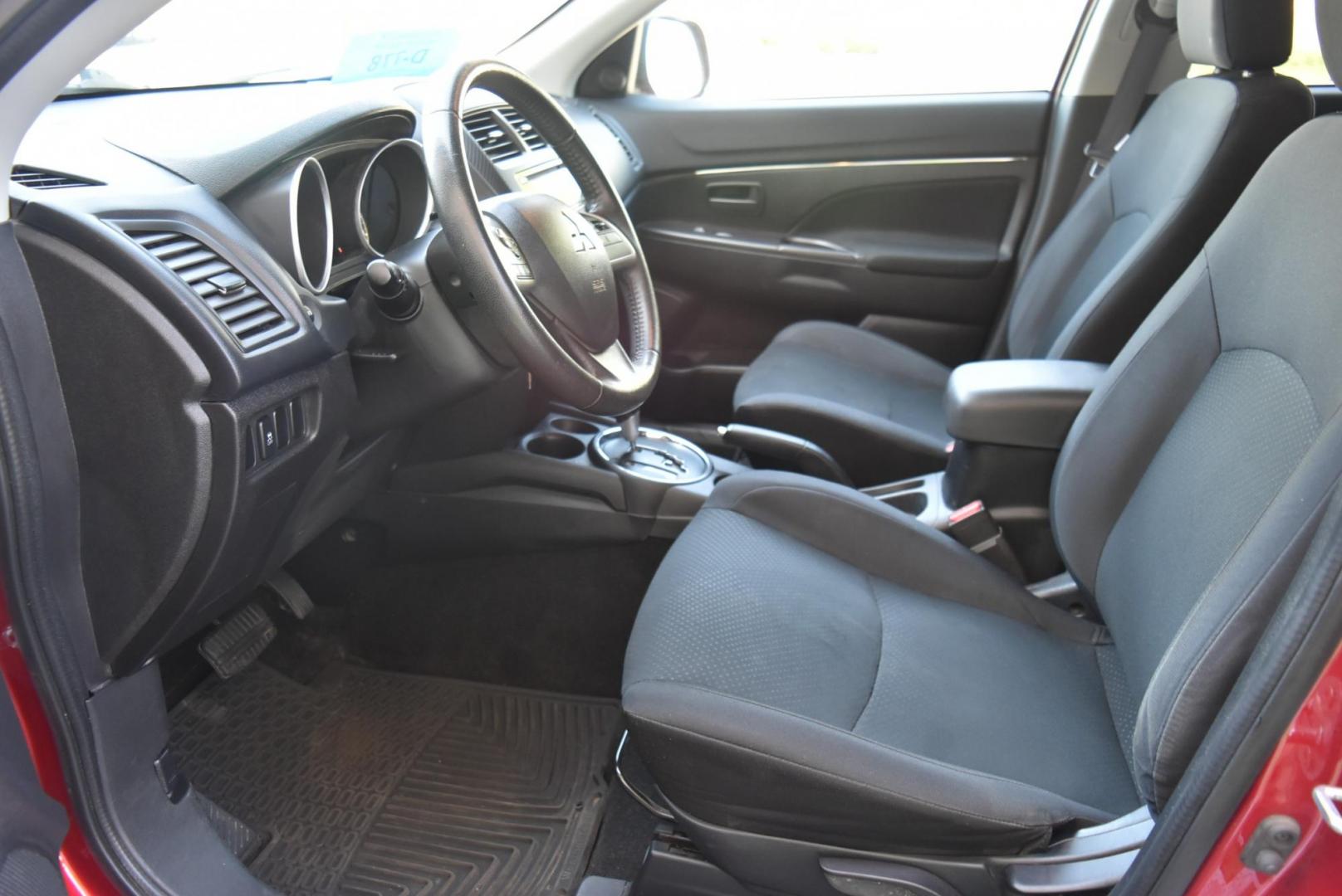 2015 Maroon /Black Mitsubishi Outlander Sport ES (4A4AR3AU8FE) with an 2.0L L4 DOHC 16V engine, 1-Speeed CVT w/OD transmission, located at 1600 E Hwy 44, Rapid City, SD, 57703, (605) 716-7878, 44.070232, -103.171410 - Photo#8