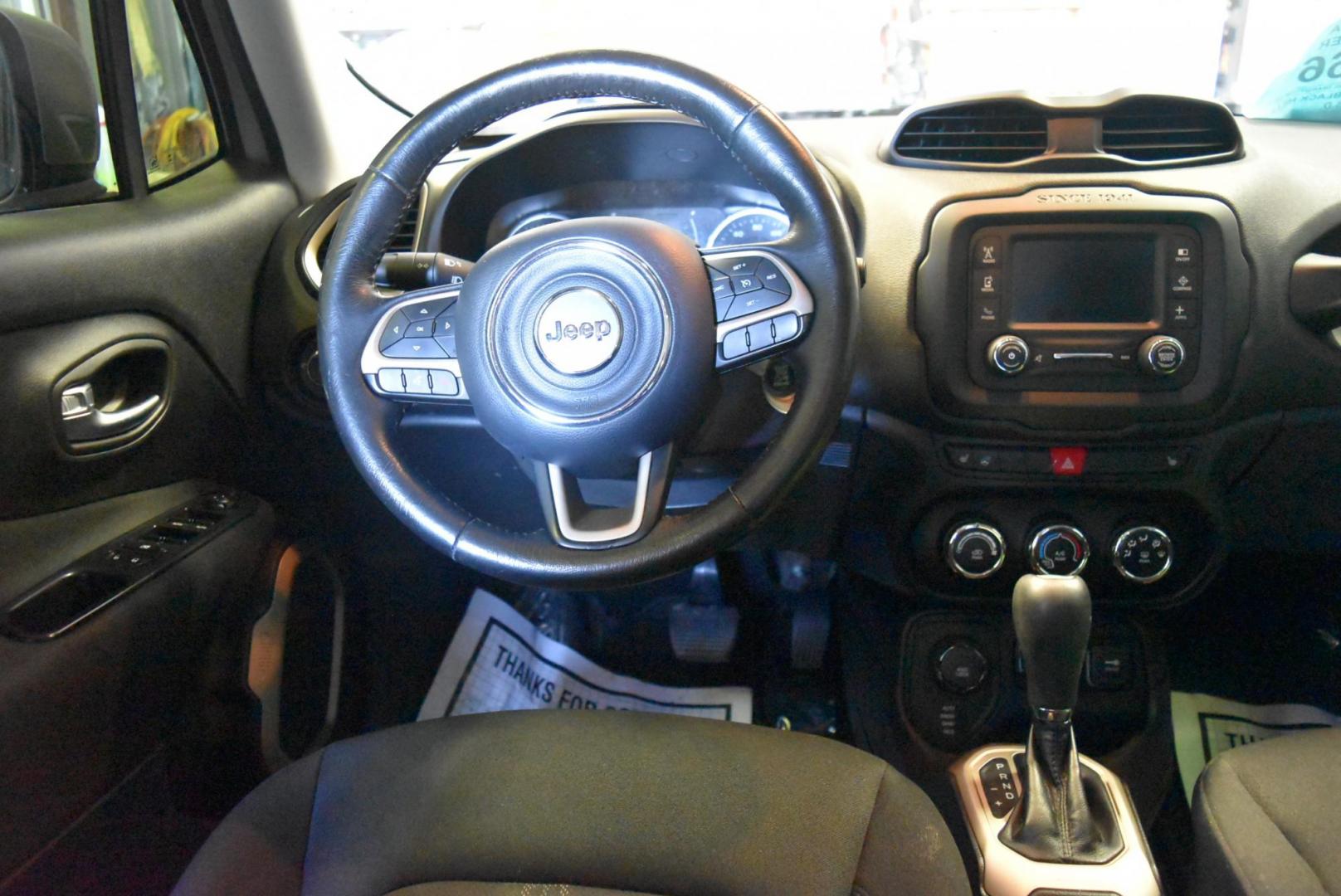 2016 Silver /Black Jeep Renegade Latitude (ZACCJBBT4GP) with an 2.4L L4 DOHC 16V engine, 9-Speed Automatic transmission, located at 1600 E Hwy 44, Rapid City, SD, 57703, (605) 716-7878, 44.070232, -103.171410 - Photo#13