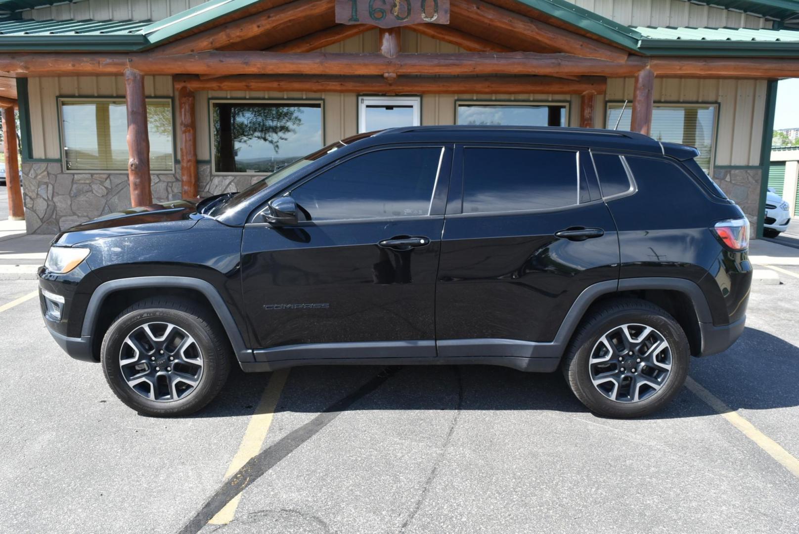 2019 Black /Black Jeep Compass Sport 4WD (3C4NJDAB9KT) with an 2.4L L4 DOHC 16V engine, 6M transmission, located at 1600 E Hwy 44, Rapid City, SD, 57703, (605) 716-7878, 44.070232, -103.171410 - Photo#4