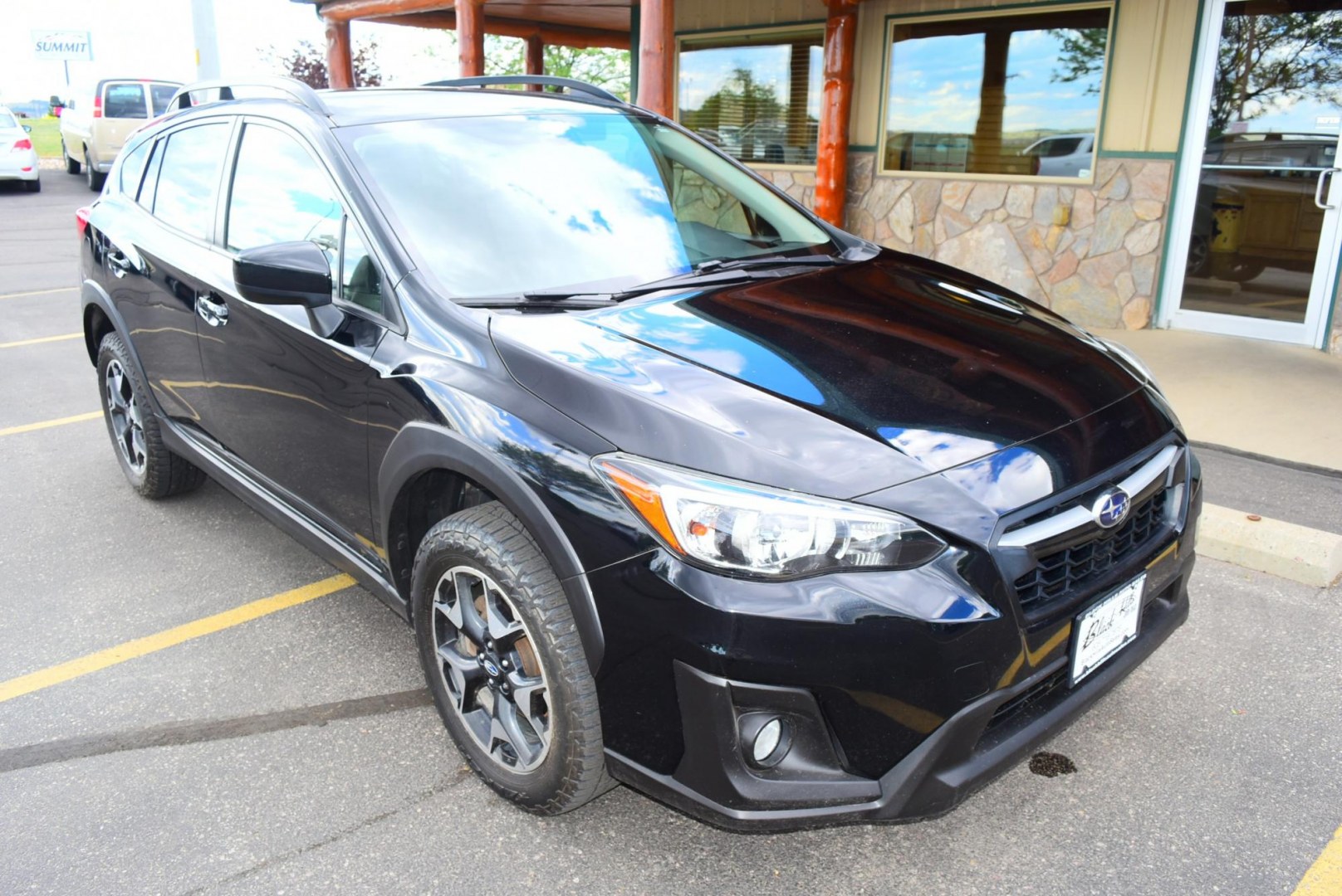 2019 Black /Black Subaru Crosstrek 2.0i Premium CVT (JF2GTACC4KG) with an 2.0L L4 DOHC 16V engine, CVT transmission, located at 1600 E Hwy 44, Rapid City, SD, 57703, (605) 716-7878, 44.070232, -103.171410- Photo#1
