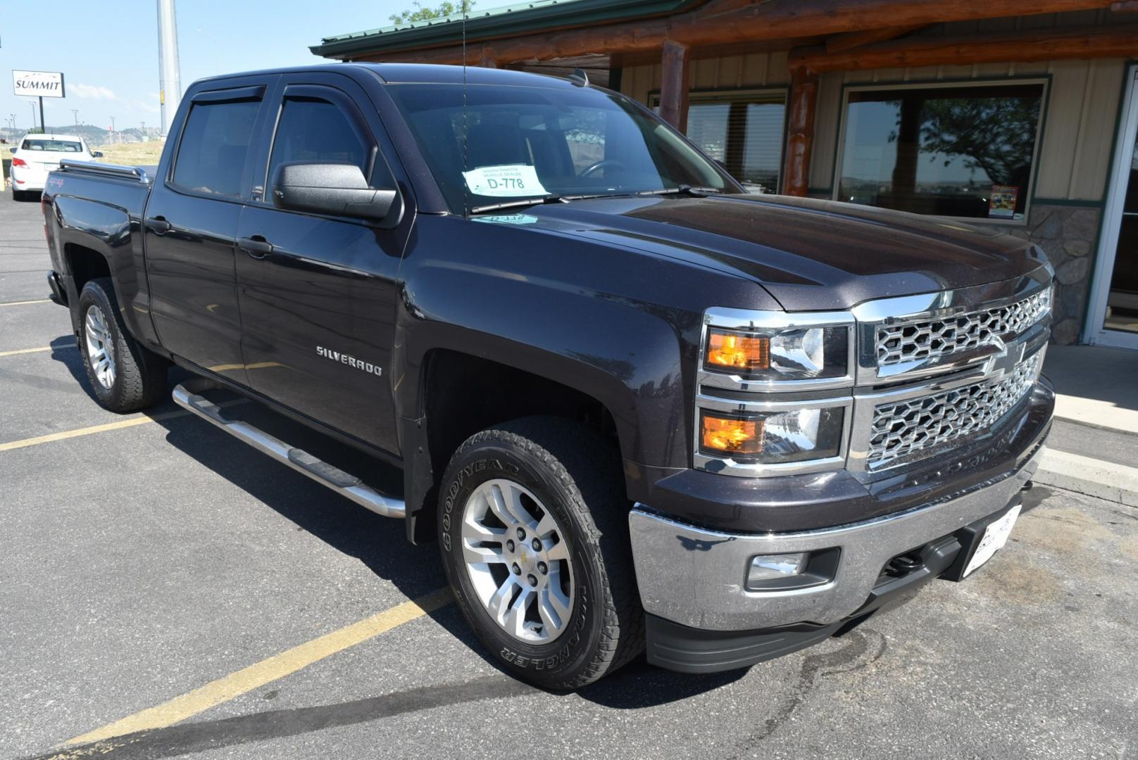 2014 Gray /Black Chevrolet Silverado 1500 LT (3GCUKREC5EG) with an 5.3L V-8 Ecotec3 with Active Fuel Management, Direct Injection and Variable Valve Timing engine, 6-Speed Automatic, Electronically Controlled transmission, located at 1600 E Hwy 44, Rapid City, SD, 57703, (605) 716-7878, 44.070232, -103.171410- Photo#1