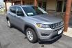 2018 Gray /TAN Jeep Compass Sport (3C4NJDAB9JT) with an 2.4L 4 Cyl MultiAir engine, 9-Speed Automatic transmission, located at 1600 E Hwy 44, Rapid City, SD, 57703, (605) 716-7878, 44.070232, -103.171410- Photo#1