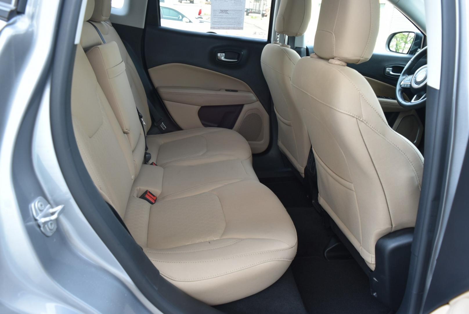 2018 Gray /TAN Jeep Compass Sport (3C4NJDAB9JT) with an 2.4L 4 Cyl MultiAir engine, 9-Speed Automatic transmission, located at 1600 E Hwy 44, Rapid City, SD, 57703, (605) 716-7878, 44.070232, -103.171410- Photo#11