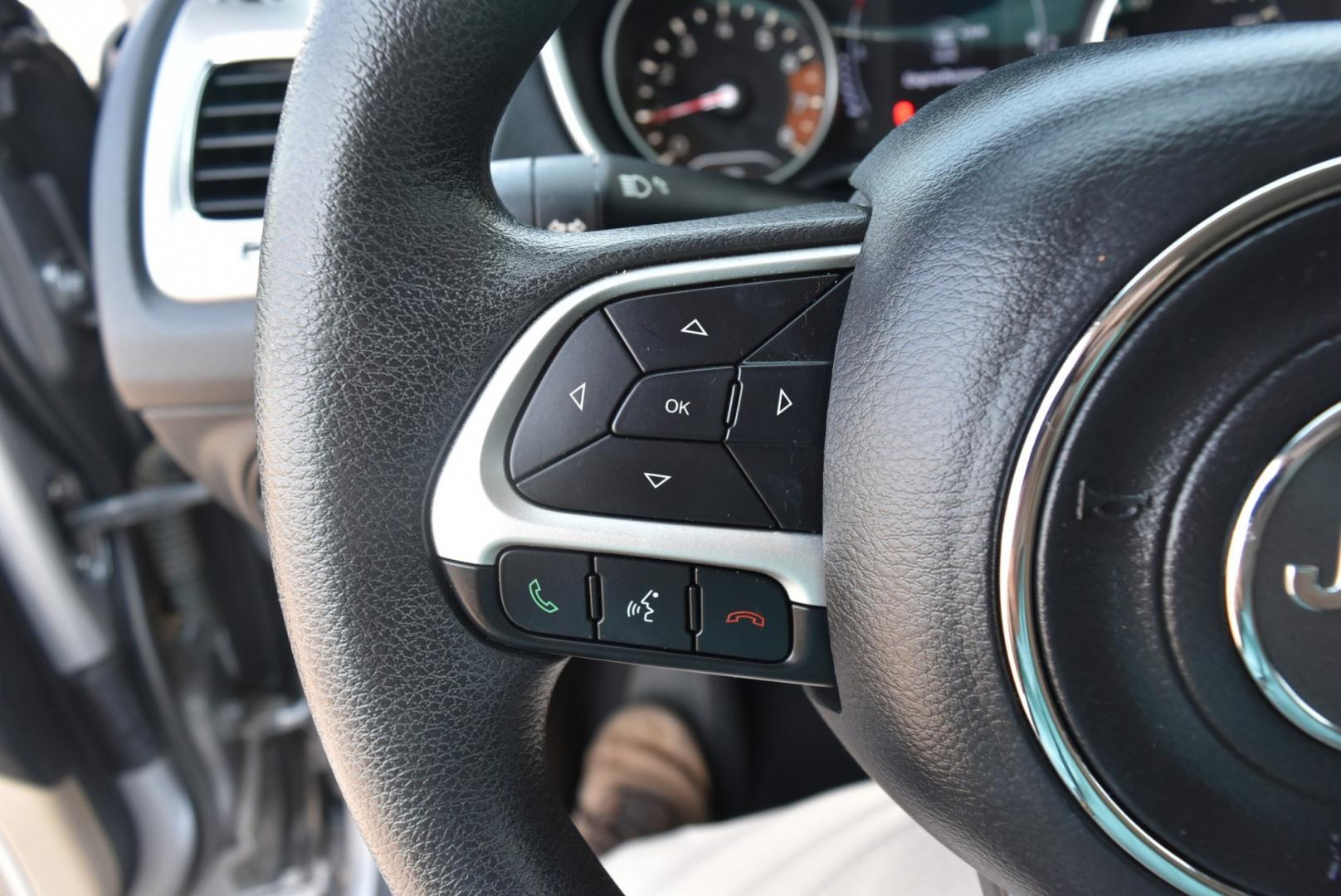 2018 Gray /TAN Jeep Compass Sport (3C4NJDAB9JT) with an 2.4L 4 Cyl MultiAir engine, 9-Speed Automatic transmission, located at 1600 E Hwy 44, Rapid City, SD, 57703, (605) 716-7878, 44.070232, -103.171410- Photo#17