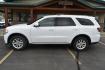2019 White /Black/Beige Dodge Durango SXT (1C4RDJAG3KC) with an 3.6L V-6 DOHC 24V engine, 8-Speed Automatic transmission, located at 1600 E Hwy 44, Rapid City, SD, 57703, (605) 716-7878, 44.070232, -103.171410- Photo#4