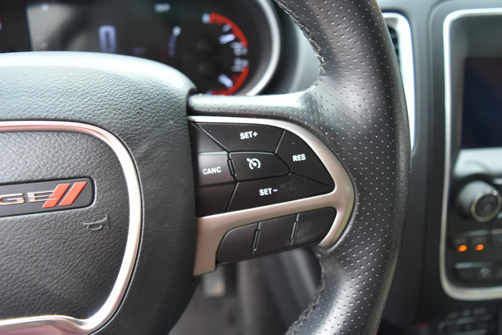 2019 White /Black/Beige Dodge Durango SXT (1C4RDJAG3KC) with an 3.6L V-6 DOHC 24V engine, 8-Speed Automatic transmission, located at 1600 E Hwy 44, Rapid City, SD, 57703, (605) 716-7878, 44.070232, -103.171410- Photo#20