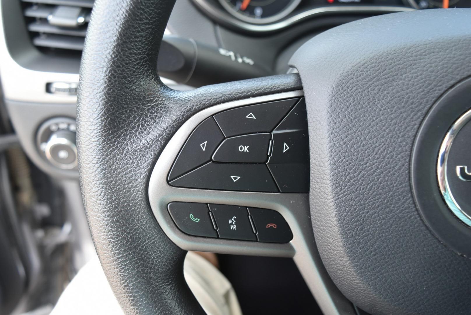 2019 Gray Jeep Cherokee Latitude (1C4PJMCB2KD) with an 2.4L L4 DOHC 16V engine, 9-Speed Automatic transmission, located at 1600 E Hwy 44, Rapid City, SD, 57703, (605) 716-7878, 44.070232, -103.171410- Photo#16