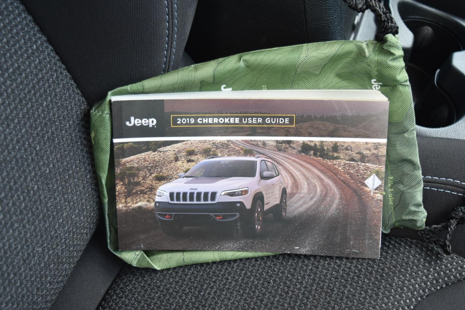 2019 Gray Jeep Cherokee Latitude (1C4PJMCB2KD) with an 2.4L L4 DOHC 16V engine, 9-Speed Automatic transmission, located at 1600 E Hwy 44, Rapid City, SD, 57703, (605) 716-7878, 44.070232, -103.171410- Photo#26