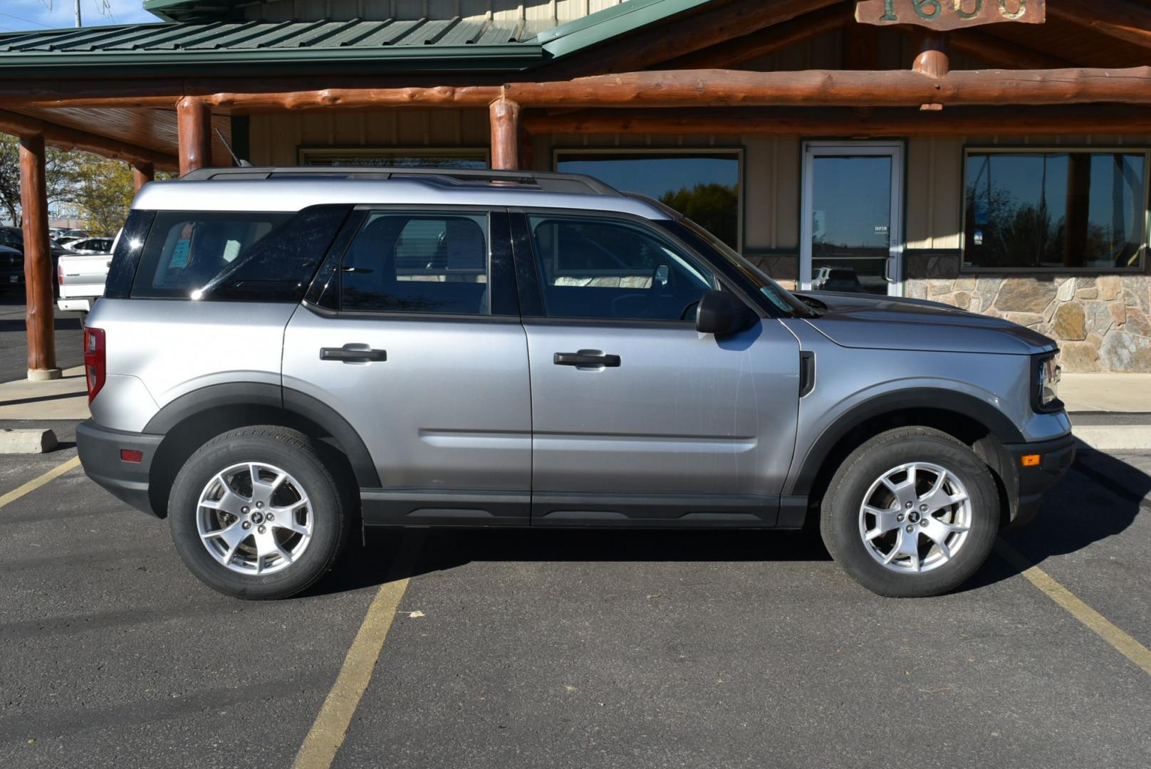 2023 Silver Ford Bronco Sport Base (3FMCR9A61PR) with an 1.5L Ecoboost engine, 8-Speed Automatic transmission, located at 1600 E Hwy 44, Rapid City, SD, 57703, (605) 716-7878, 44.070232, -103.171410- Photo#5